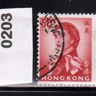 Hongkong (Asien) Mi. Nr. 197 + 203 + 205 (1) Königin Elisabeth II. o <