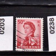 Hongkong (Asien) Mi. Nr. 197 + 203 + 238 Königin Elisabeth II. o <