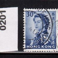 Hongkong (Asien) Mi. Nr. 201 Königin Elisabeth II. o <