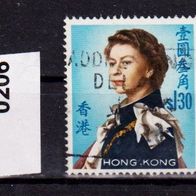 Hongkong (Asien) Mi. Nr. 206 Königin Elisabeth II. o <