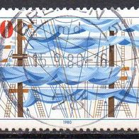 Bund BRD 1980, Mi. Nr. 1058, Gorch Fock, gestempelt Bremen 15.09.80 #12158