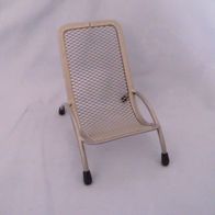Stuhl Metallstuhl Handystuhl silber
