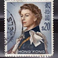 Hongkong (Asien) Mi. Nr. 210 X - Königin Elisabeth II. o <