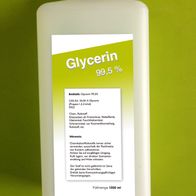 Glycerin Glyzerin 99,5% - E422 - WHO Desinfektion - 1L - 1000ml - Gleitmittel