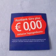 Magnet - Postbank Giro plus € 0,00 inklusiv Tagesgeld NEU