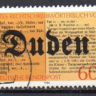 Bund BRD 1980, Mi. Nr. 1039, Konrad Duden, gestempelt #12243