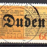 Bund BRD 1980, Mi. Nr. 1039, Konrad Duden, gestempelt #12247