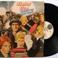 STATUS QUO - Whatever You Want spiral swirl Vertigo LP 1979 India insert EX/ EX