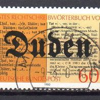 Bund BRD 1980, Mi. Nr. 1039, Konrad Duden, gestempelt München 09.03.80 #12308