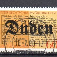 Bund BRD 1980, Mi. Nr. 1039, Konrad Duden, gestempelt Berlin 18.02.80 #12309
