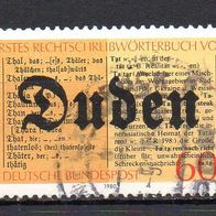 Bund BRD 1980, Mi. Nr. 1039, Konrad Duden, gestempelt #12313