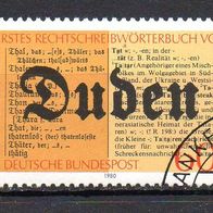 Bund BRD 1980, Mi. Nr. 1039, Konrad Duden, gestempelt #12314