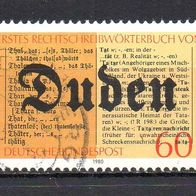 Bund BRD 1980, Mi. Nr. 1039, Konrad Duden, gestempelt #12315