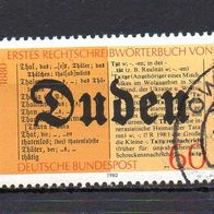 Bund BRD 1980, Mi. Nr. 1039, Konrad Duden, gestempelt #12317