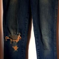 Jeans mit Stretchanteil Blue Denim Gr.36 von MANGO