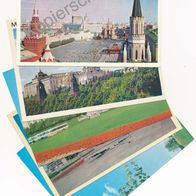 56) AK Moskau 5 Ansichtskarten