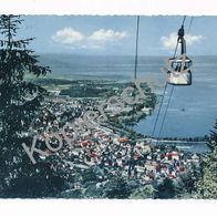 82) AK Bregenz mit Pfänderbahn Vorarlberg Österreich 1957