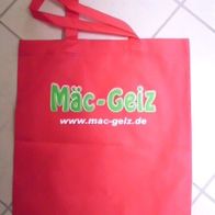 Tasche - Einkaufstasche Stoffbeutel Shopper Mäc-Geiz www. mac-geiz. de