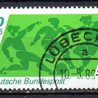 Bund BRD 1980, Mi. Nr. 1046, Sporthilfe, gestempelt Lübeck 10.05.89 #12378