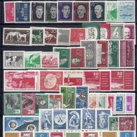 DDR Lot 50/60ger Jahre nur komplette Sätze ungestempelt, fast alle mit Falzrest (393)