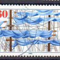 Bund BRD 1980, Mi. Nr. 1058, Gorch Fock, gestempelt #12503