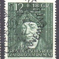 Generalgouvernement 1943, Mi. Nr. 0120 / 120, Kulturträger, gestempelt #08145