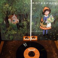 7" - Rotkäppchen , Vorlese-Buch mit Single Polydor EPH 21480 -m. Henry Vahl - RAR !