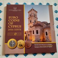 Euro Kursmünzensatz KMS Zypern 3,88 Euro Blister 2016
