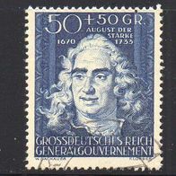 Generalgouvernement 1943, Mi. Nr. 0123 / 123, Kulturträger, gestempelt #08248