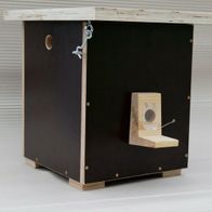 Hummelkasten/Hummelhaus/ Insektenhotel/Hummelhotel mit Wachsmottensperre grün 