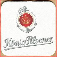Bierdeckel (107) - König Pilssener - Und jetzt ein König