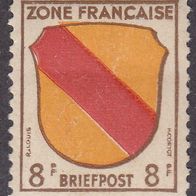 Alliierte Besetzung Französische Zone Allgemeine Ausgabe  4 * * #017433