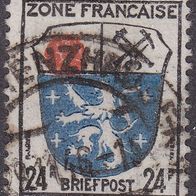 Alliierte Besetzung Französische Zone Allgemeine Ausgabe 9 O #017453