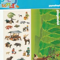 Playmobil Stickerkarte Wald