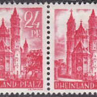 Französische Zone Rheinland Pfalz 8 * * Paar #017350