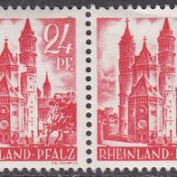 Französische Zone Rheinland Pfalz 8 * * Paar #017352