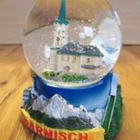 Schneekugel Zugspitze Gipfelkreuz Alpen Snowglobe Germany Souvenir !! 
