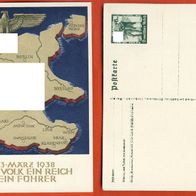 Deutsches Reich 1938 Ganzsache P.268 Sonderpostkarte ungebraucht