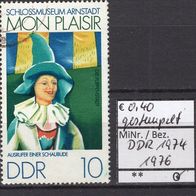 DDR 1974 Schlossmuseum Arnstadt: Puppenhaus Mon plaisir MiNr. 1976 gestempelt