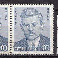 DDR 1974 Persönlichkeiten der deutschen Arbeiterbewegung (II) MiNr. 1913 Paar gest.