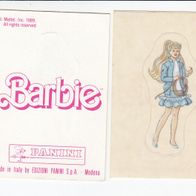 Panini 1990 Barbie neuste Erlebnisse Abziehbild 1