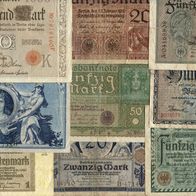 Deutschland - Banknoten - 9 Stück