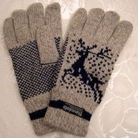 Warme Handschuhe Fingerhandschuhe Thermo Thinsulate Rentier