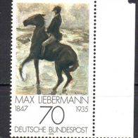 Bund BRD 1978, Mi. Nr. 0987, Deutscher Impressionismus, postfrisch #15036