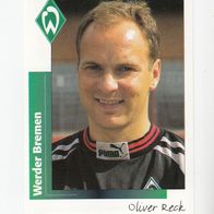 Panini Fussball 1996 Oliver Reck Werder Bremen Nr 31