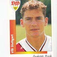 Panini Fussball 1996 Andreas Buck VFB Stuttgart Nr 314