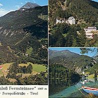 A 6465 Nassereith Hotel > Schloß Fernsteinsee < 3 Ansichten um 1970