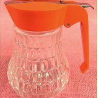 Milchkännchen aus Glas mit Schiebedeckel - von "Stohag" 1970er Jahre Kännchen