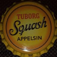 Tuborg Squash Appelsin soda Kronkorken aus Dänemark Kronenkorken in neu und unbenutzt