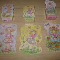 3x niedliche Lillifee - konturgestanzte Puzzle 40 Teile ab 5 Jahre (1013)